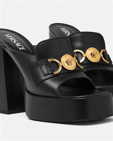 versace la medusa platform mules|Versace Medusa 1995.